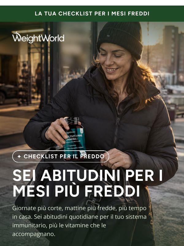 Sei abitudini per i mesi più freddi