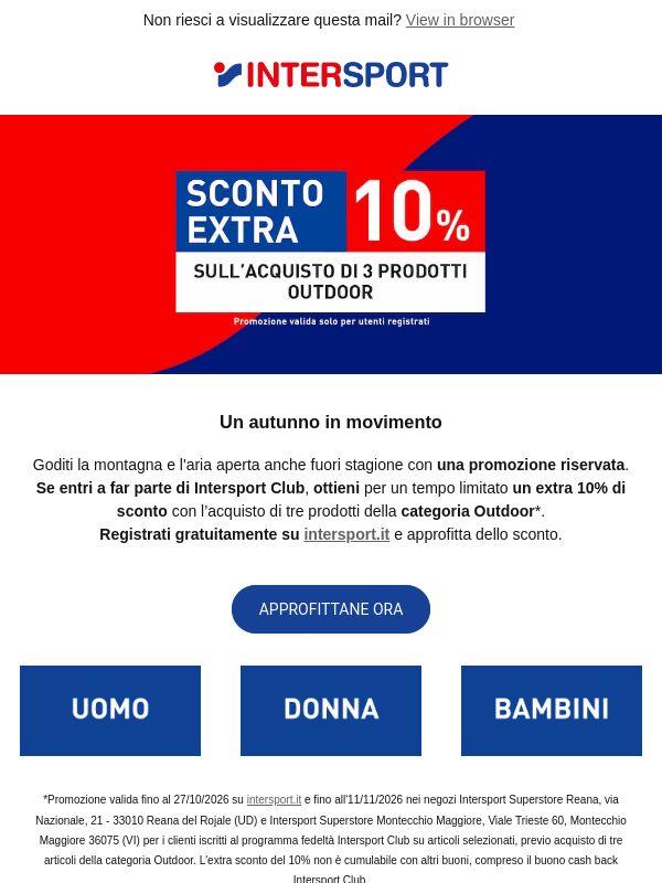 3 prodotti, 10% extra sconto