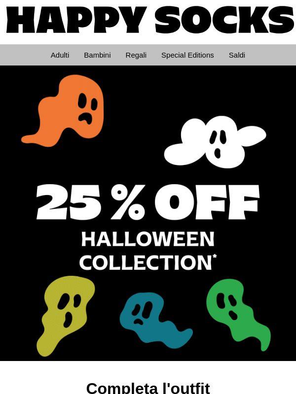 Prepara Halloween: 25% di sconto 👻