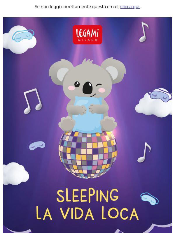Sleeping la Vida Loca con Koala, il nuovo personaggio di Legami. 🐨