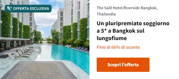 Un pluripremiato soggiorno a 5* a Bangkok sul lungofiume