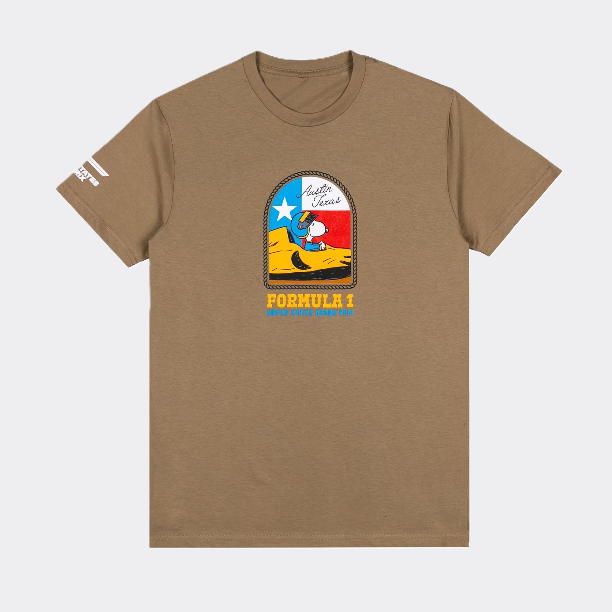 Formula 1 Merchandise F1 X Peanuts USA GP Western T-Shirt - Brown