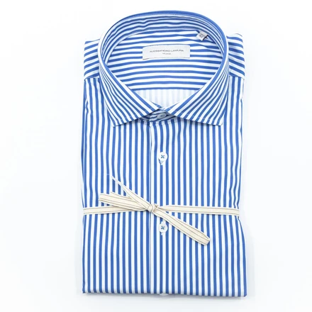 Camicia Active a Righe Blu e Bianco