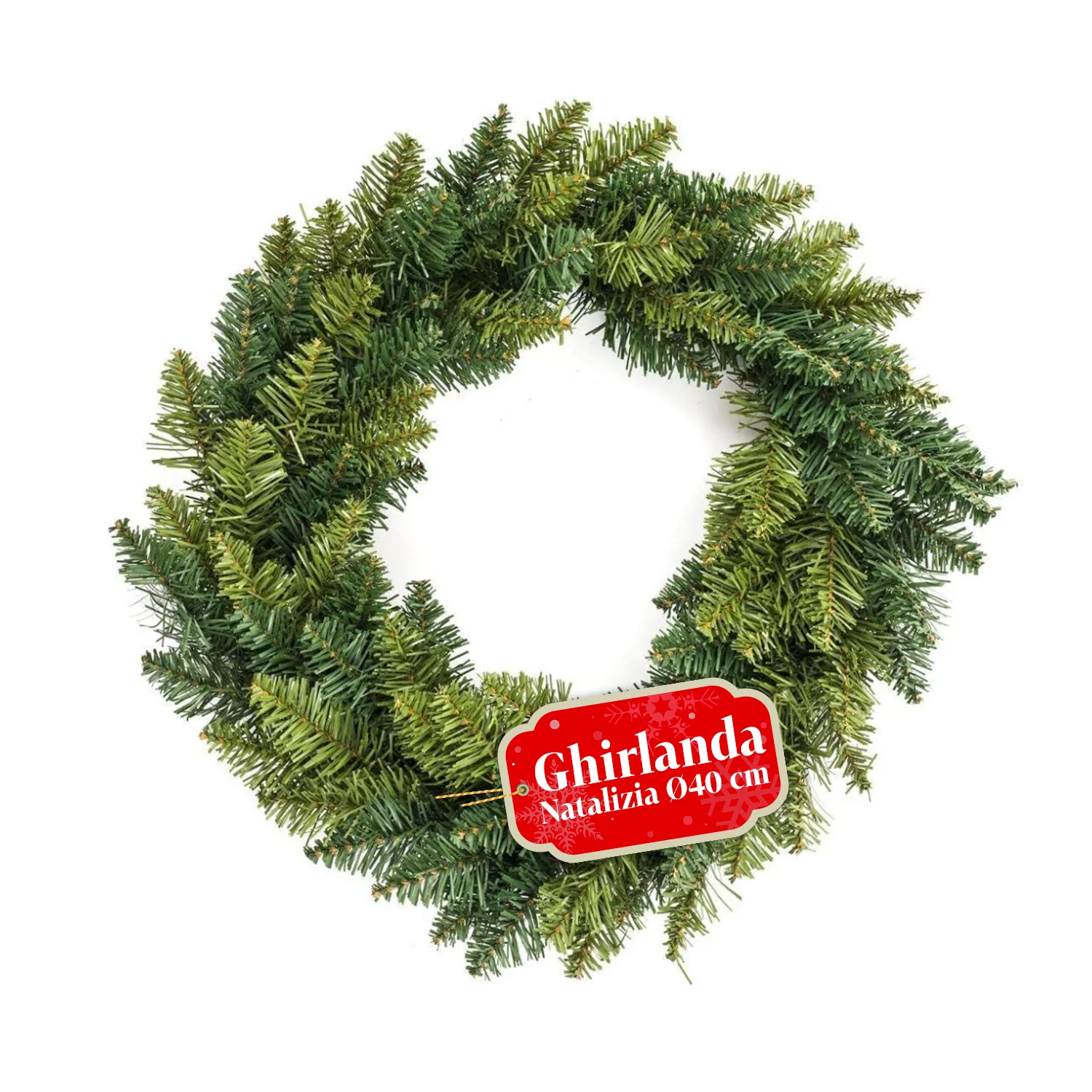 Image of Ghirlanda Natalizia Verde Ø40 cm