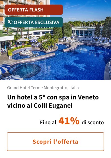 Un hotel a 5* con spa in Veneto vicino ai Colli Euganei