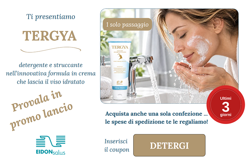 Ultimi giorni per provare TERGYA con spedizione gratuita