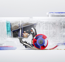 Cutaway shows the Twin-capture system.