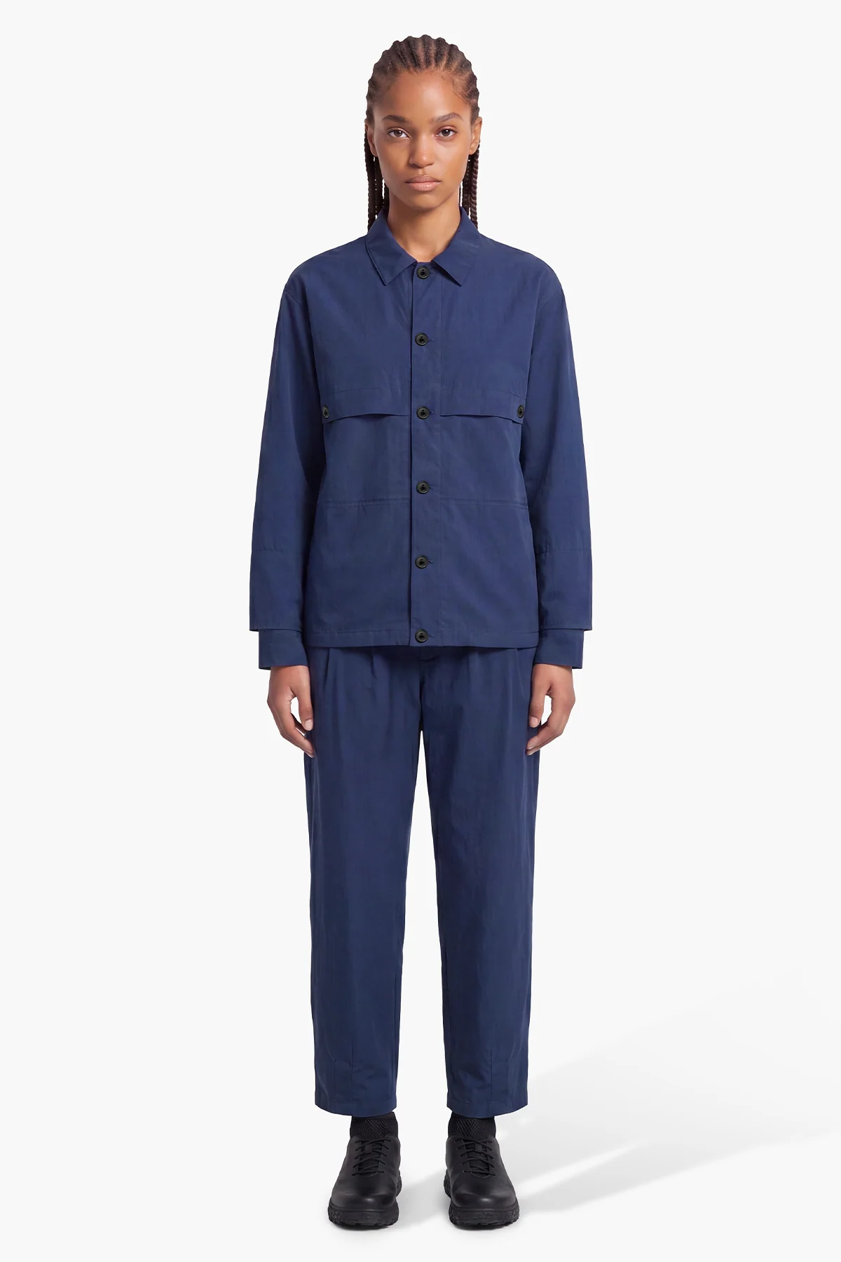 Image of ZYLEN OVERSHIRT - BLUE INK