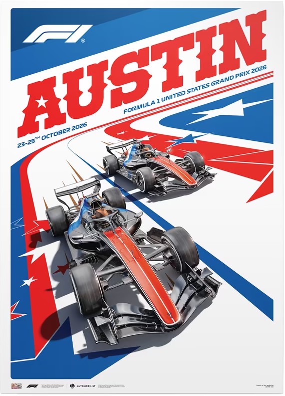 F1 Austin 2026 GP - Poster