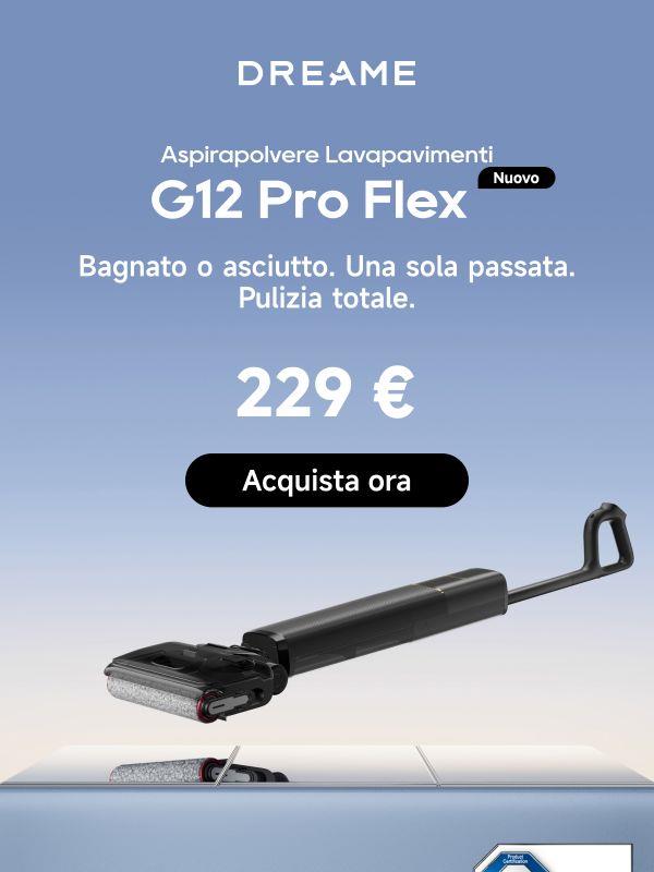 Nuovo aspirapolvere lavapavimenti ✨ Ecco il G12 Pro Flex!
