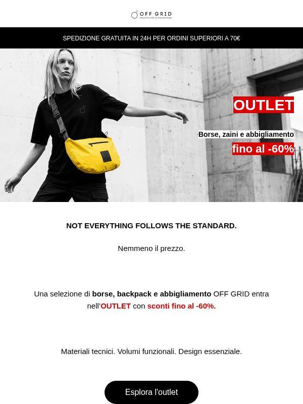 💥 OUTLET fino al -60%