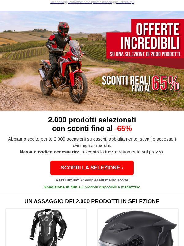 2.000 prodotti selezionati fino al -65% 🔥