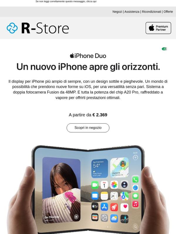 Scopri iPhone Duo.