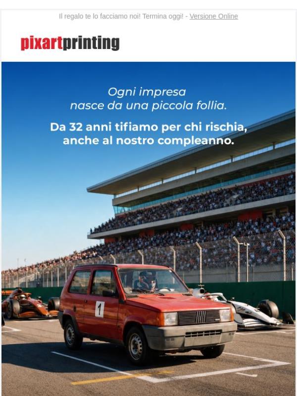 Oggi è il nostro compleanno! Fino al -50% su tutto, solo oggi!