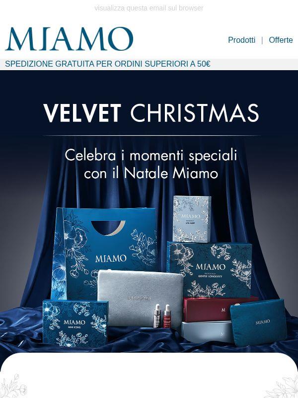Il Velvet Christmas di Miamo è arrivato con sorprese e omaggi esclusivi! 🎄