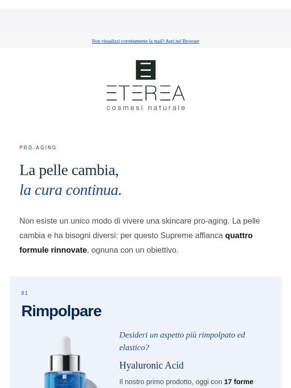 Quattro formule pro-aging. Qual è più vicina alla tua pelle?✨