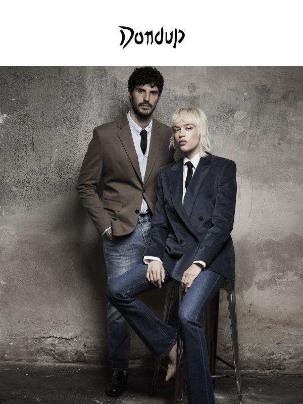 Black tie, blue denim. Il jeans si mette la cravatta.