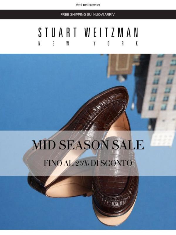Mid Season Sale: Fino al 25% di sconto