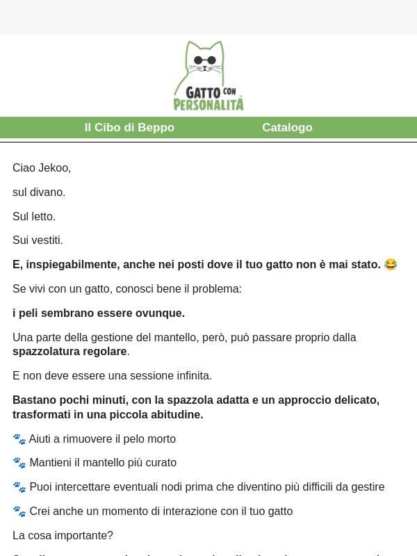 Quanti peli trovi in casa ogni giorno? 👀🐾
