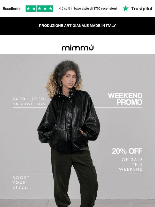 ⚡[SUPER PROMO FLASH -20%] Un'occasione per il tuo Primo Acquisto