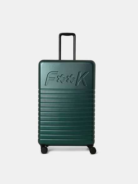 Travel Bag 28 pollici Unisex F**K Verde Militare SU8017-MG