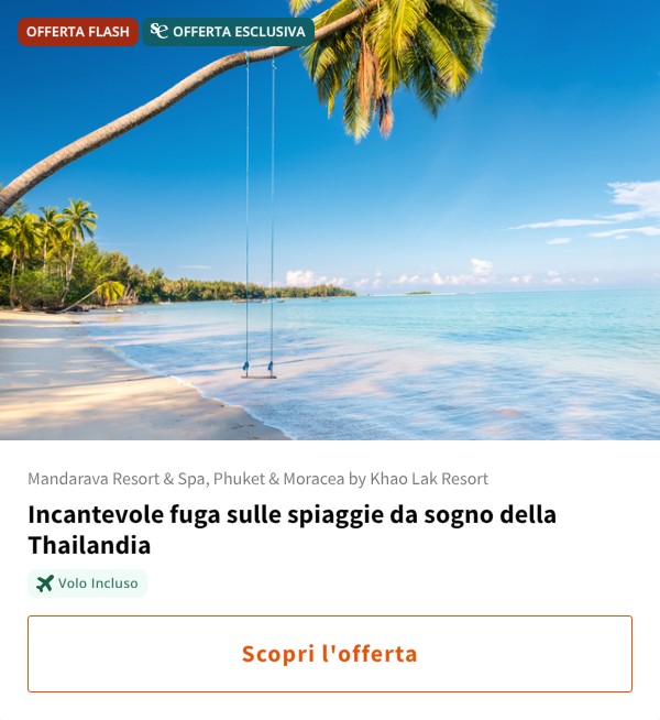 Incantevole fuga sulle spiaggie da sogno della Thailandia