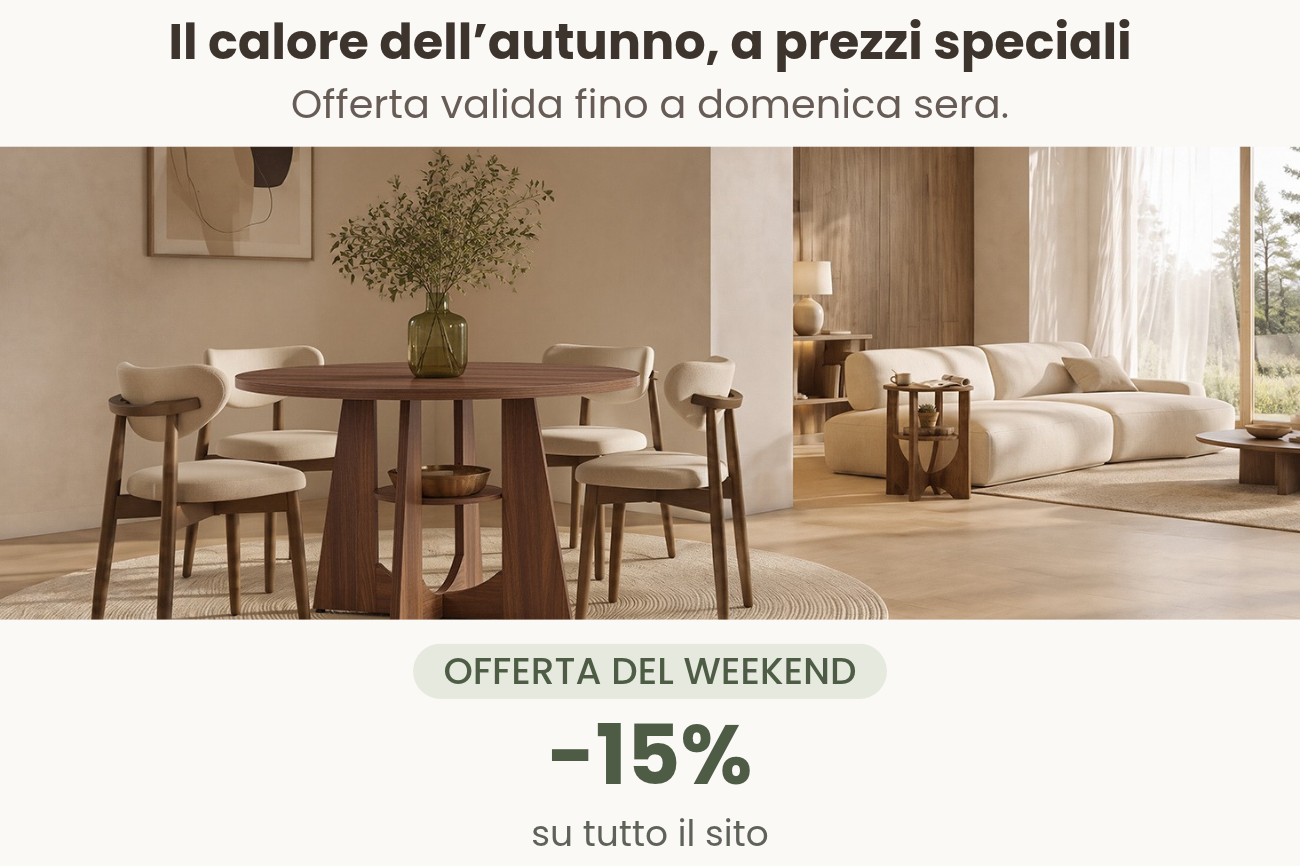 -15% su tutto il sito