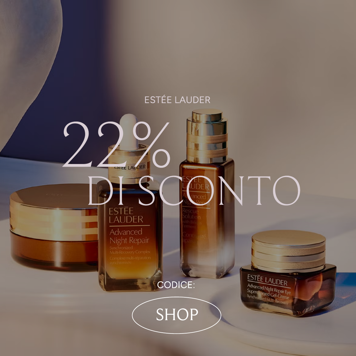 22% korting op Estée Lauder