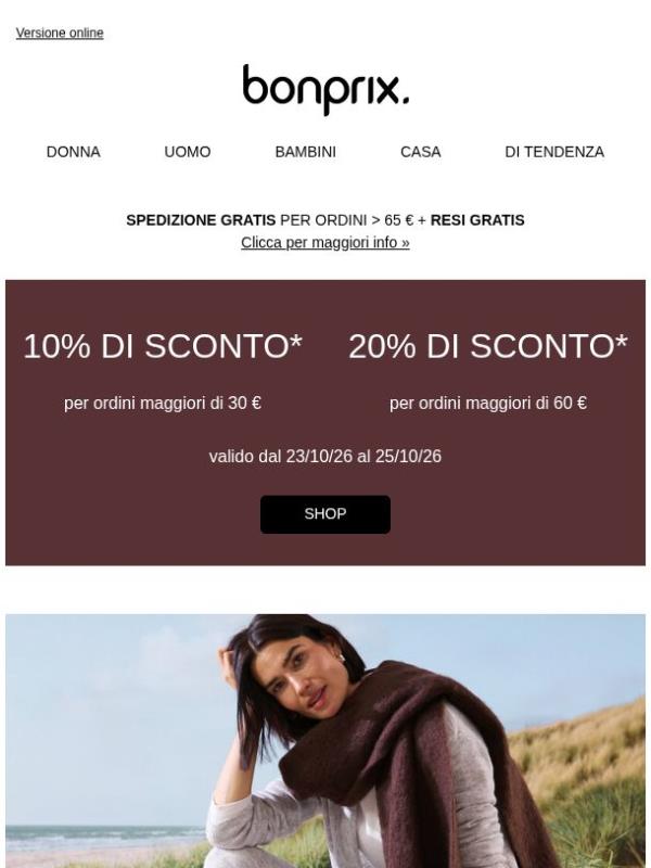 Fai più shopping, paga meno