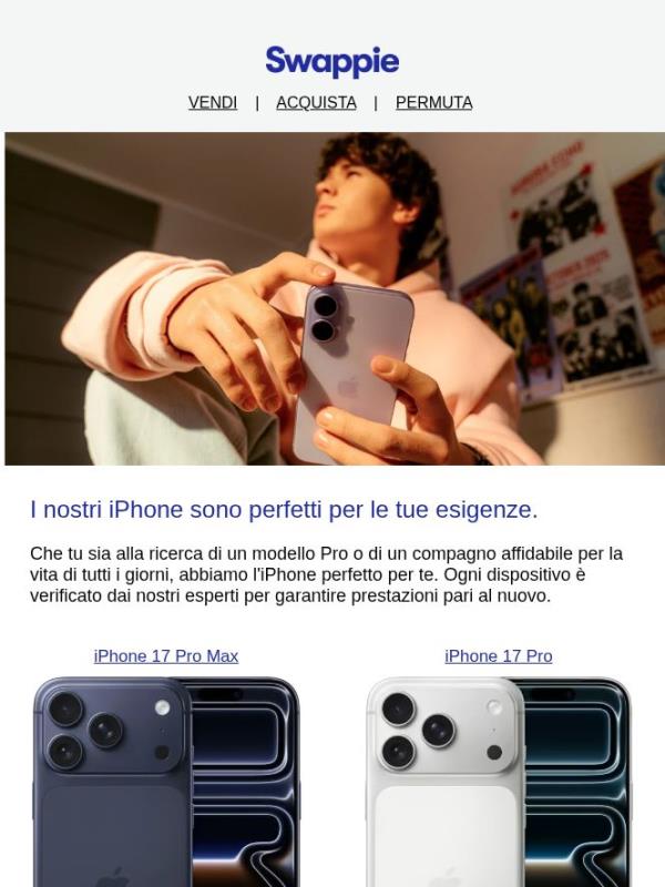 Trova l'iPhone perfetto per te