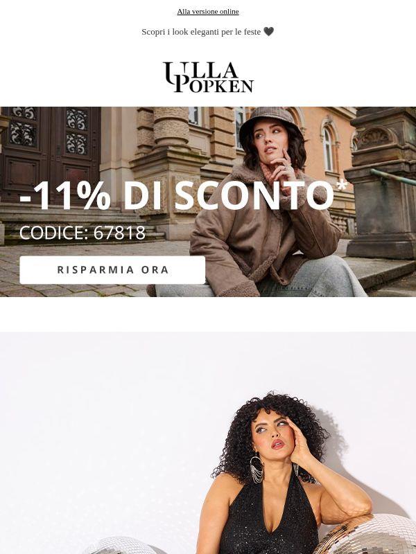 Festeggiamo insieme! Per te l'11% di sconto su TUTTO ✨