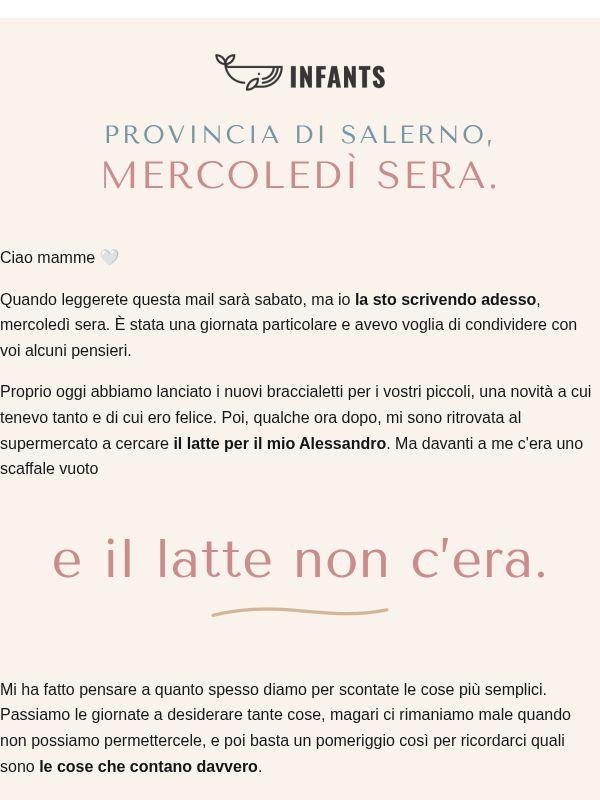 Non trovavo il latte per Alessandro