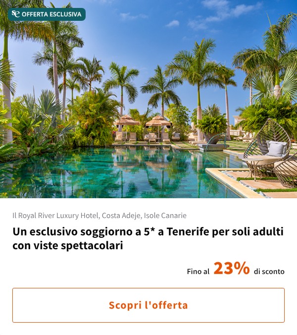 Un esclusivo soggiorno a 5* a Tenerife per soli adulti con viste spettacolari