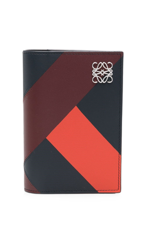 Anagram leather passport case
