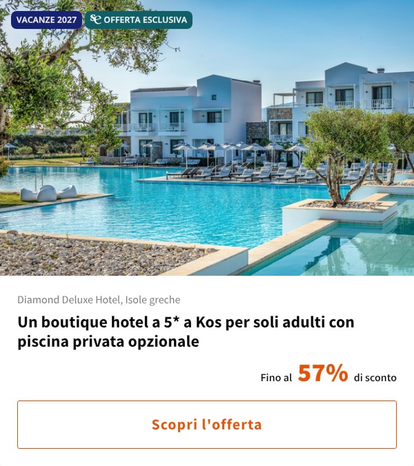Un boutique hotel a 5* a Kos per soli adulti con piscina privata opzionale