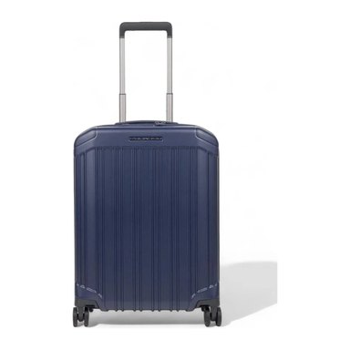 Piquadro — Trolley Cabina Ryanair 4 Ruote PQ-Light in Policarbonato con Lucchetto TSA