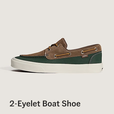 Weatherized Oil Green 2-Eyelet Boat Shoe