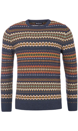 Round neck wool sweater