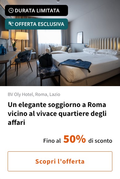 Un elegante soggiorno a Roma vicino al vivace quartiere degli affari