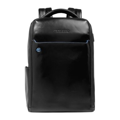 Piquadro — Zaino Blue Square in Pelle Porta PC 14"