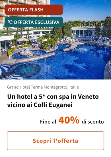 Un hotel a 5* con spa in Veneto vicino ai Colli Euganei