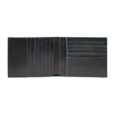 Piquadro — Portafoglio uomo con 12 porta carte di creditorosso blue square