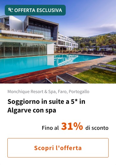 Soggiorno in suite a 5* in Algarve con spa