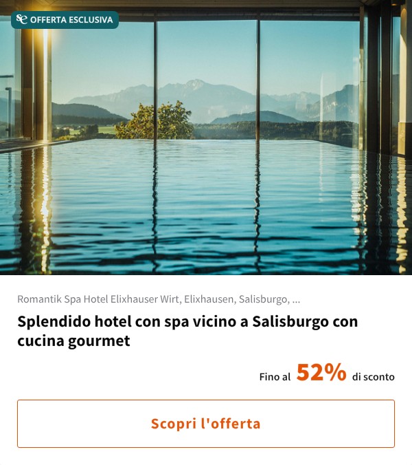 Splendido hotel con spa vicino a Salisburgo con cucina gourmet
