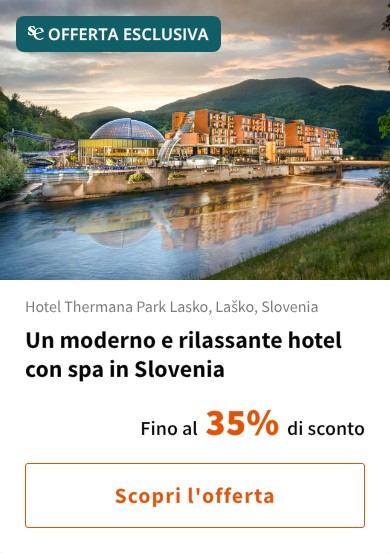 Un moderno e rilassante hotel con spa in Slovenia