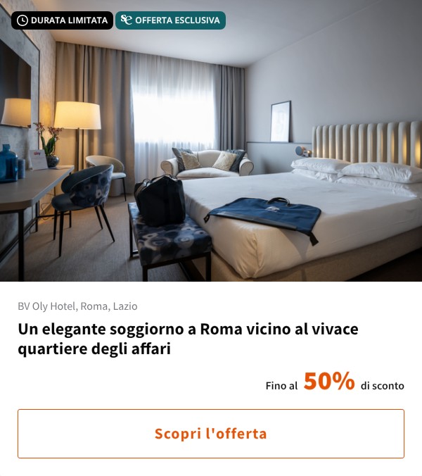 Un elegante soggiorno a Roma vicino al vivace quartiere degli affari