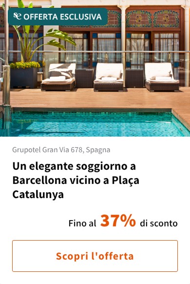 Un elegante soggiorno a Barcellona vicino a Plaça Catalunya