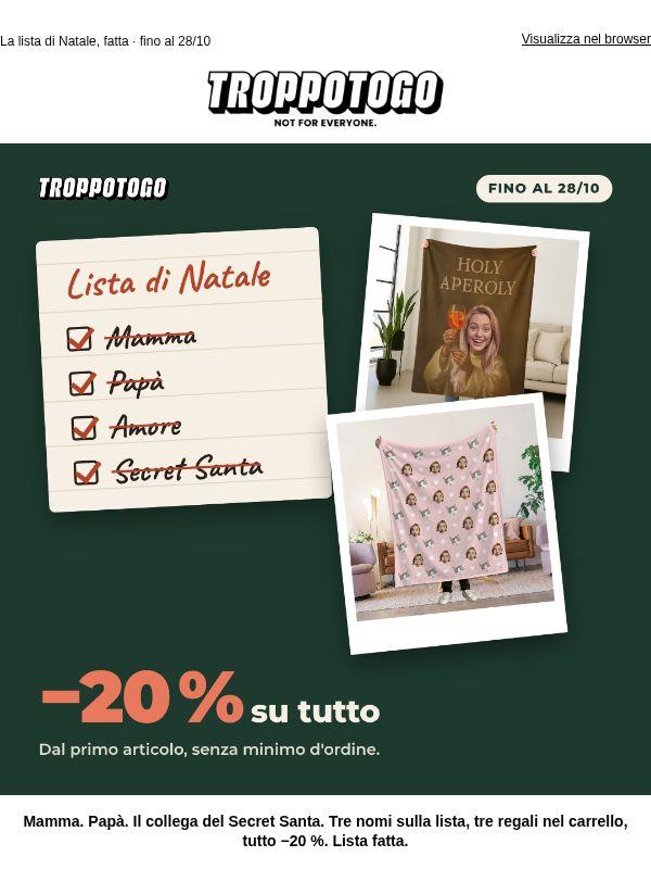 Mamma, papà, Secret Santa: fatto.