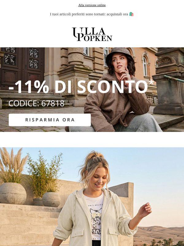 Acquista e risparmia: 11% di sconto su TUTTO 💌