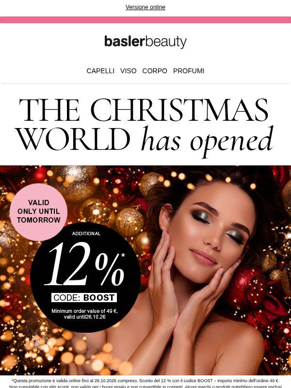 12 % di sconto🎄 I tuoi regali di Natale più belli ti aspettano già